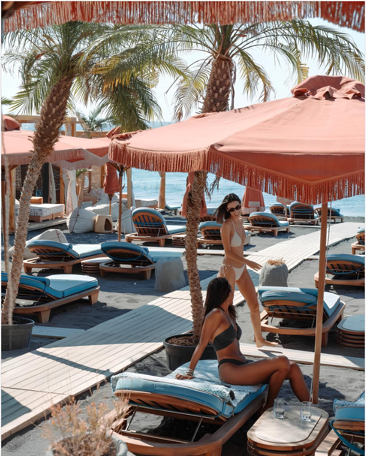 Frati Villas Beachfront Perivolos  Bagian luar foto