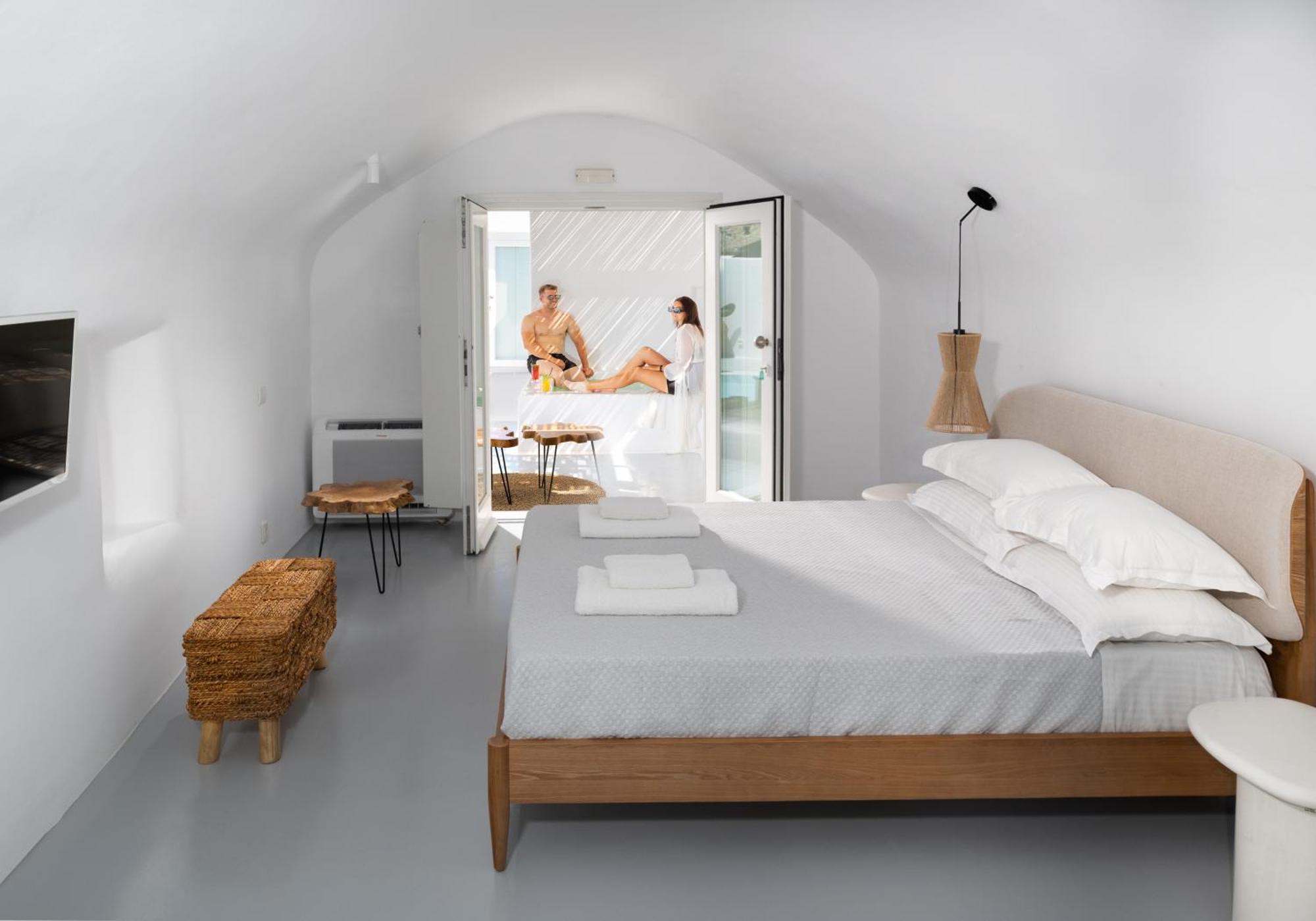 Frati Villas Beachfront Perivolos  Bagian luar foto